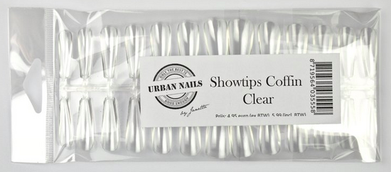SHOWTIPS 'COFFIN' CLEAR 78 TIPS