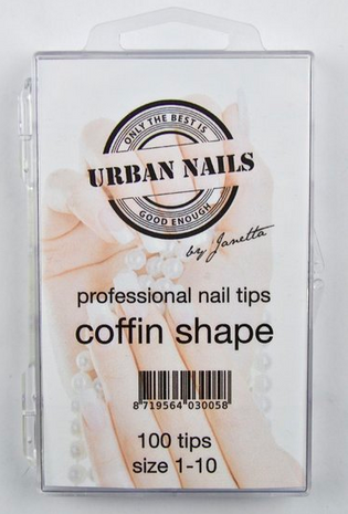 COFFIN SHAPE TIPS (100 PIECES)
