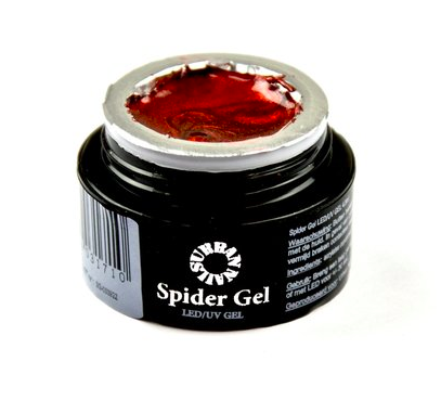 Super Spider Gel Metallic Rood 5ML